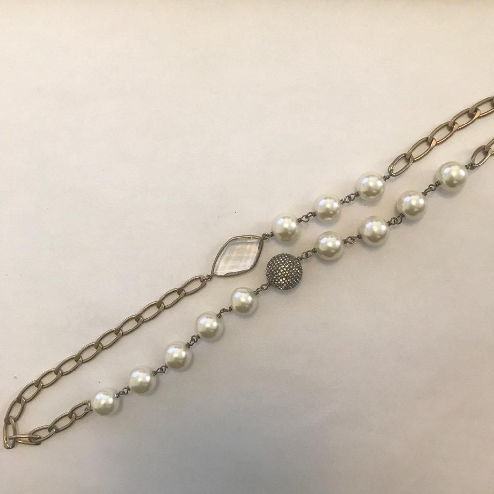 Silpada Gold Pearl Necklace